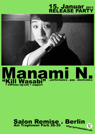 relase party Manami N. Kill Wasabi